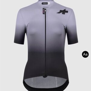 Women's Gradient Gray Cycling Jersey